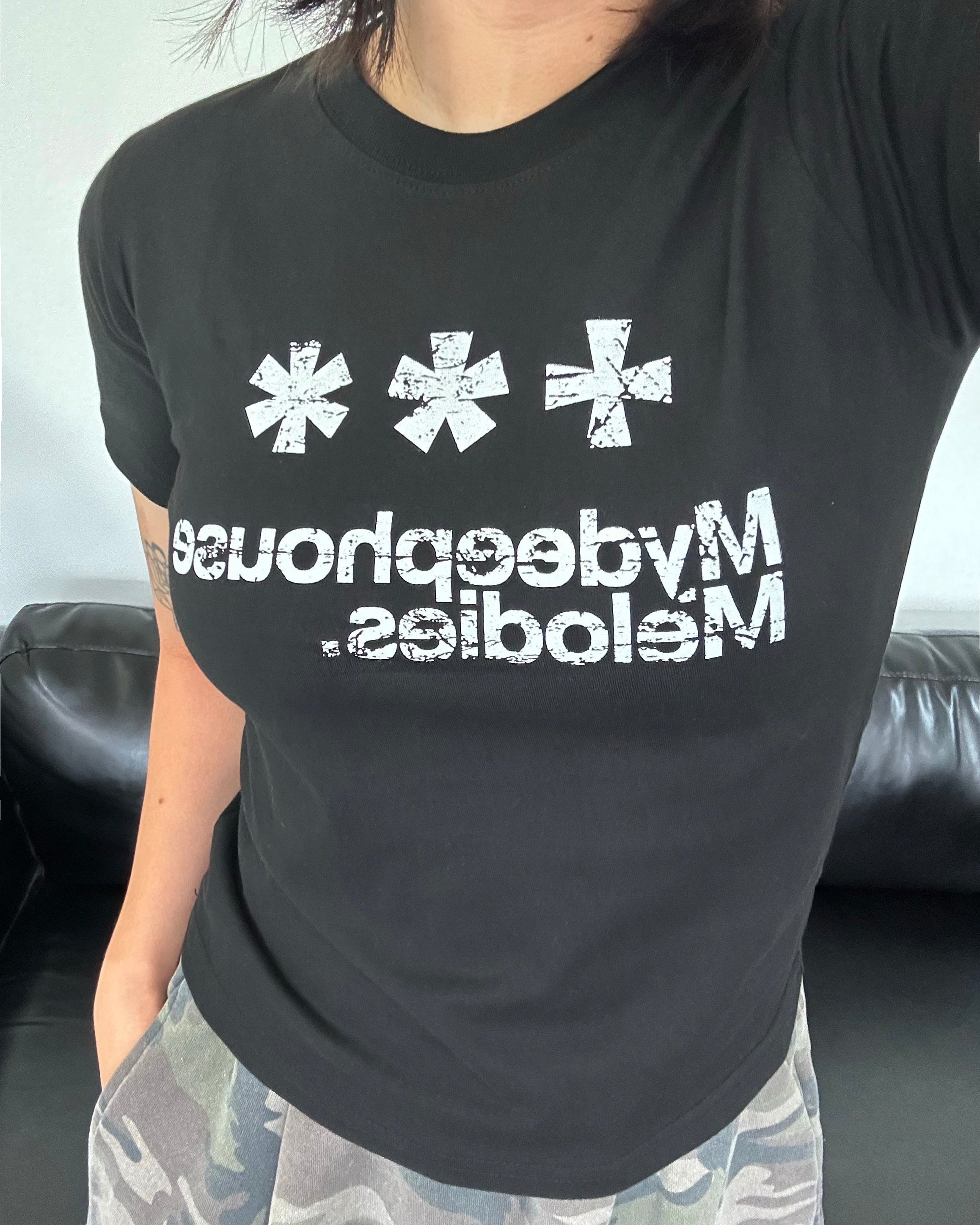 レディース メモリーズ クロップ Tシャツ TS001