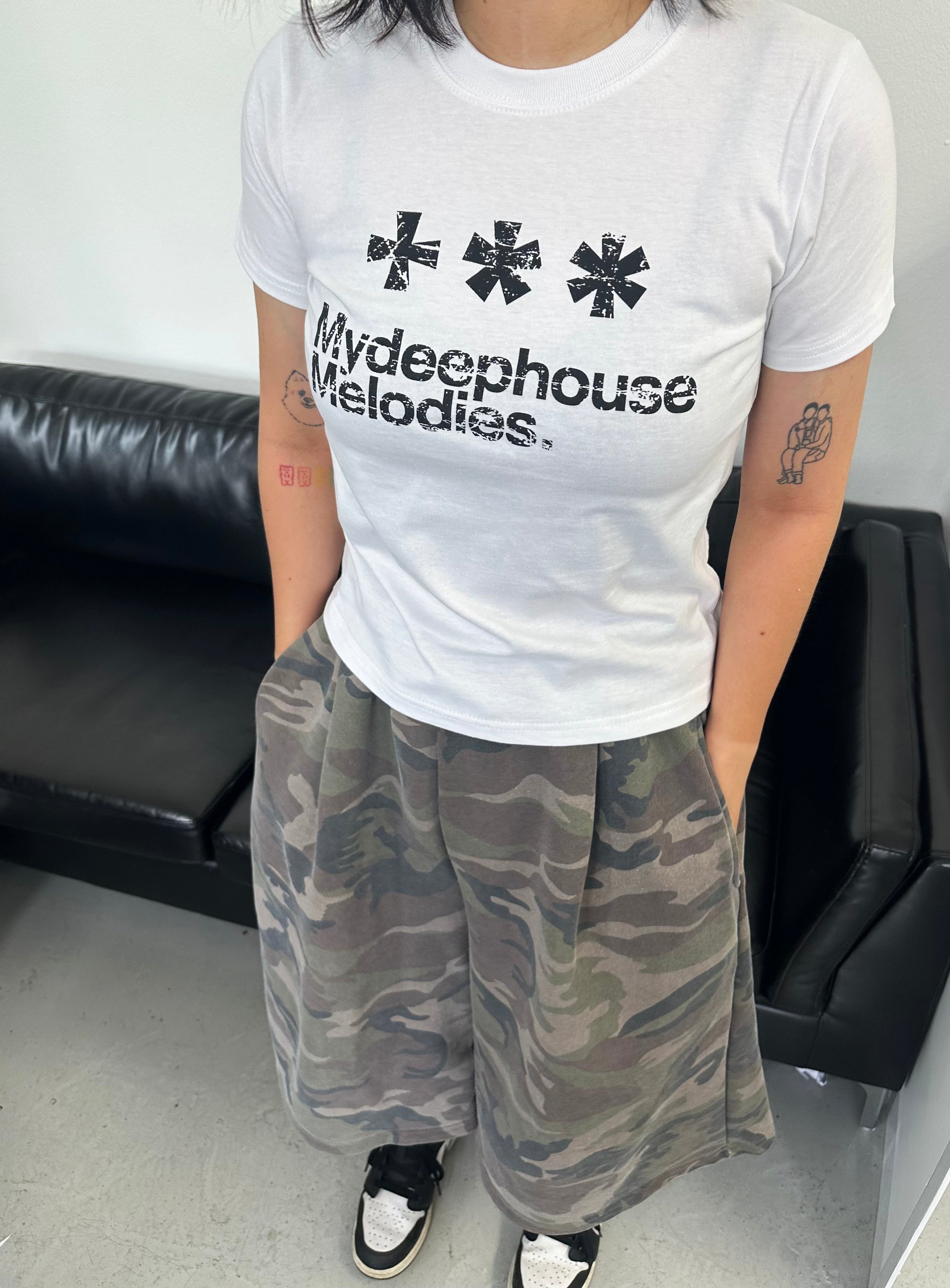 レディース メモリーズ クロップ Tシャツ TS001