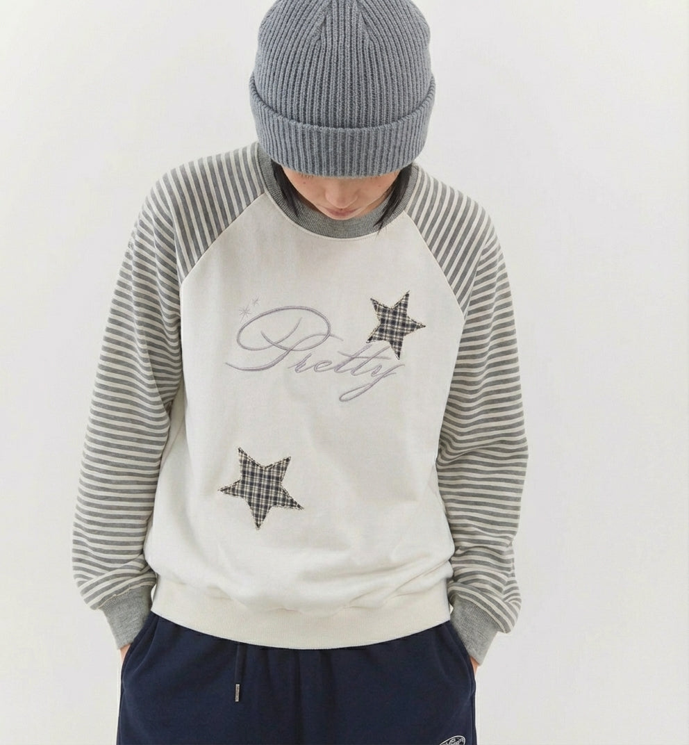 レディース プリティ ボーダー スウェット