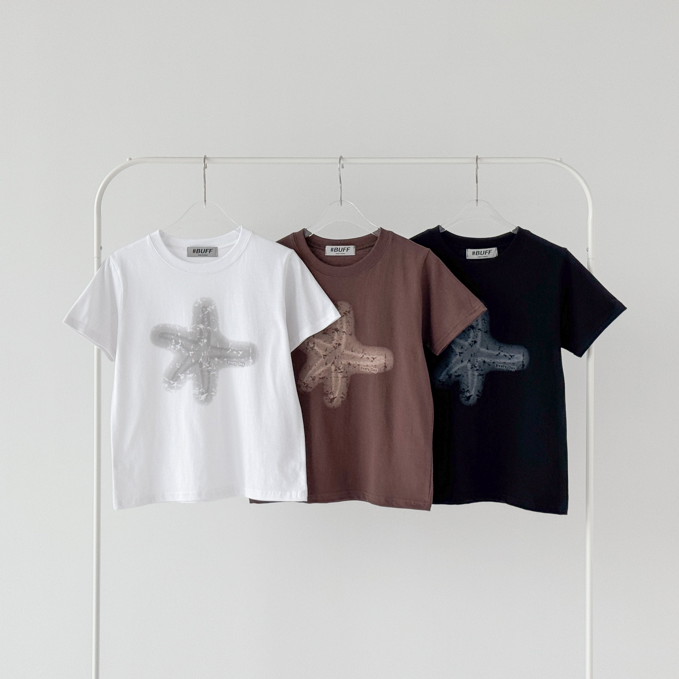 レディース スター クロップTシャツ