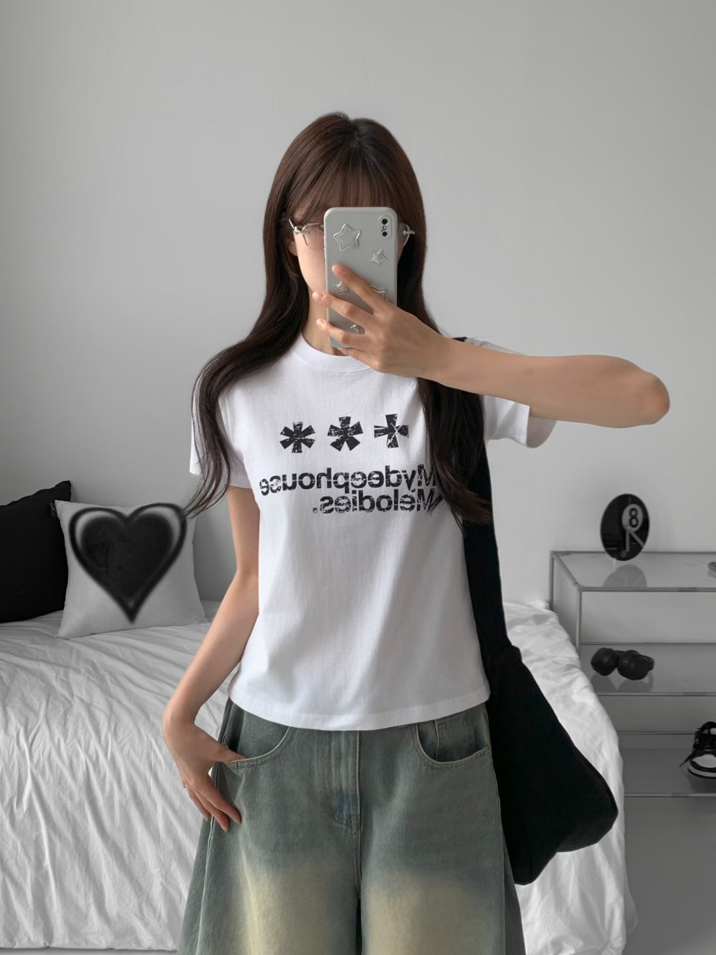 レディース メモリーズ クロップ Tシャツ TS001