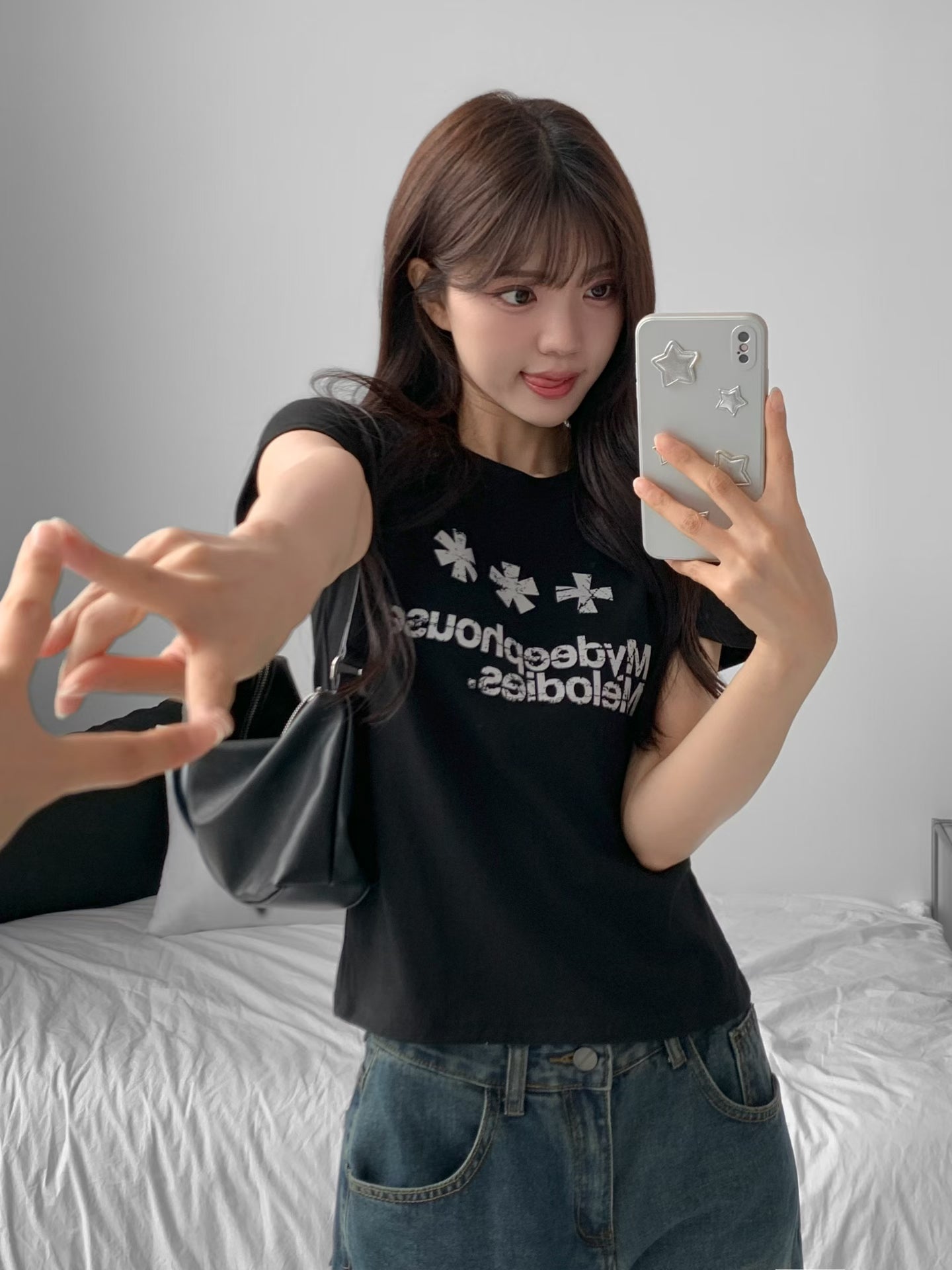 レディース メモリーズ クロップ Tシャツ TS001