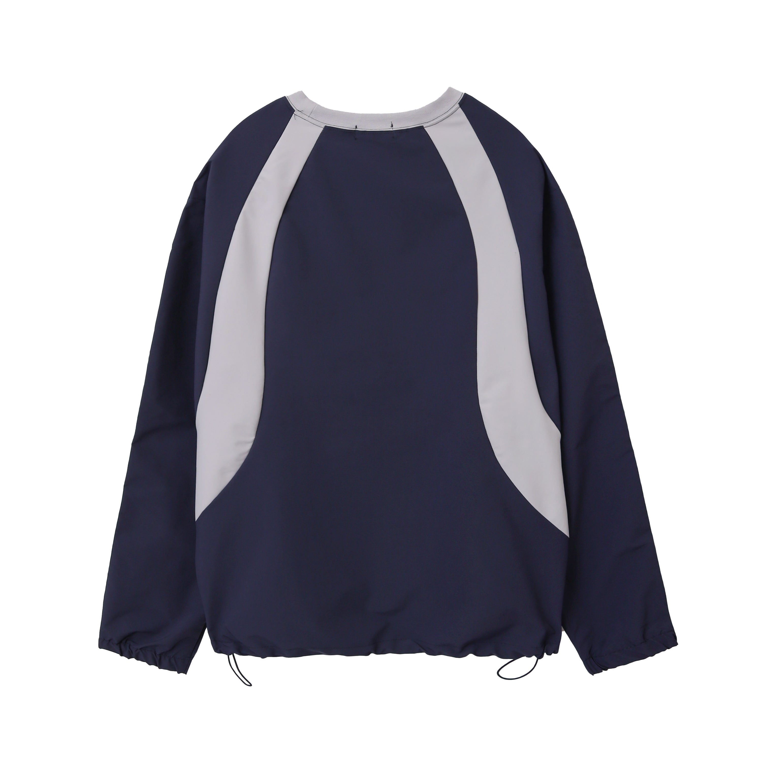 ユニセックス ウェーブナイロン クルーネック スウェット