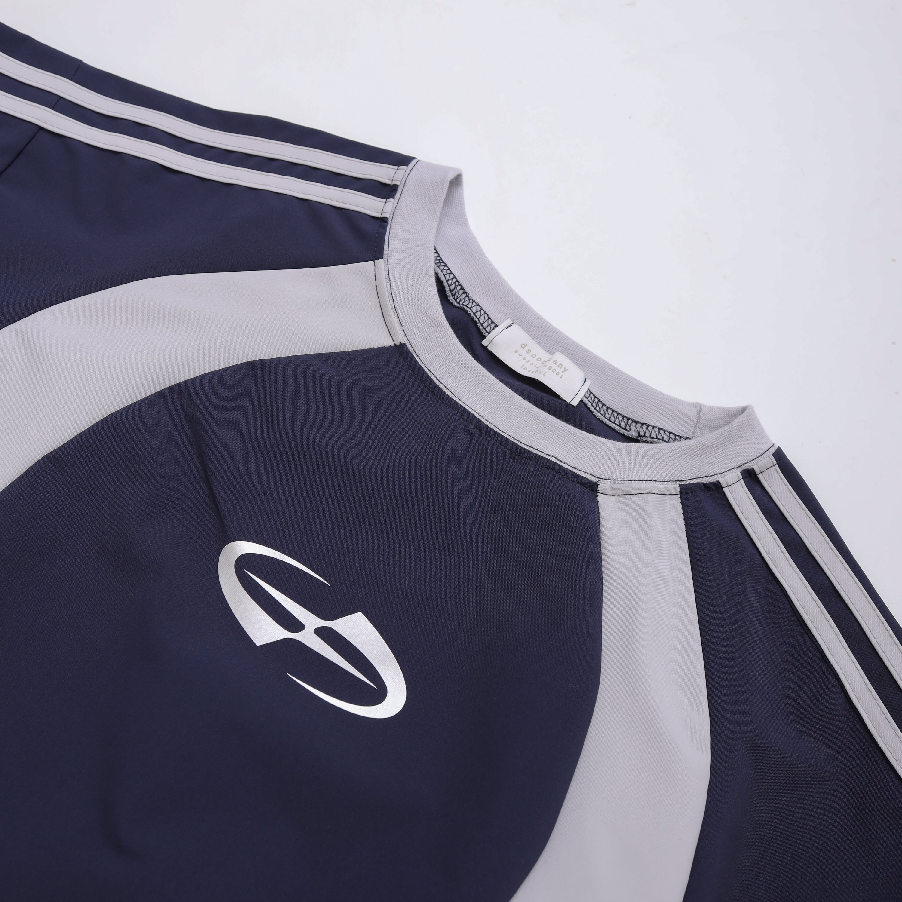 ユニセックス ウェーブナイロン クルーネック スウェット