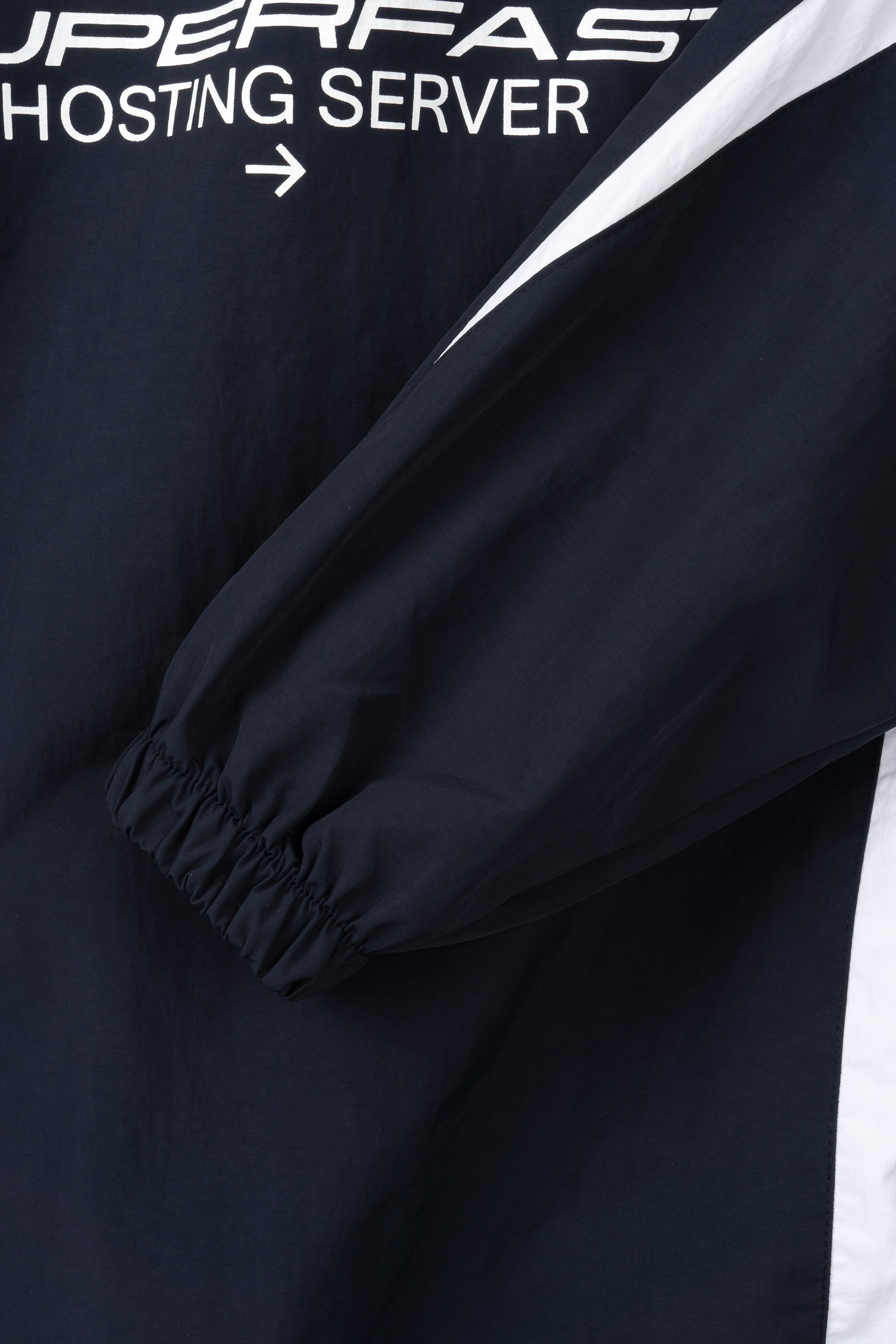 ユニセックス ナイロン スウェットシャツ ストリング Vネック アノラック ウインドブレーカー