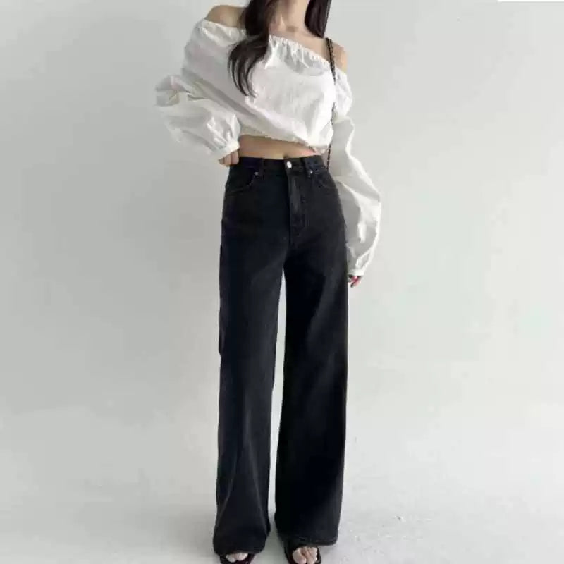 ワイドデニムパンツ OSL001