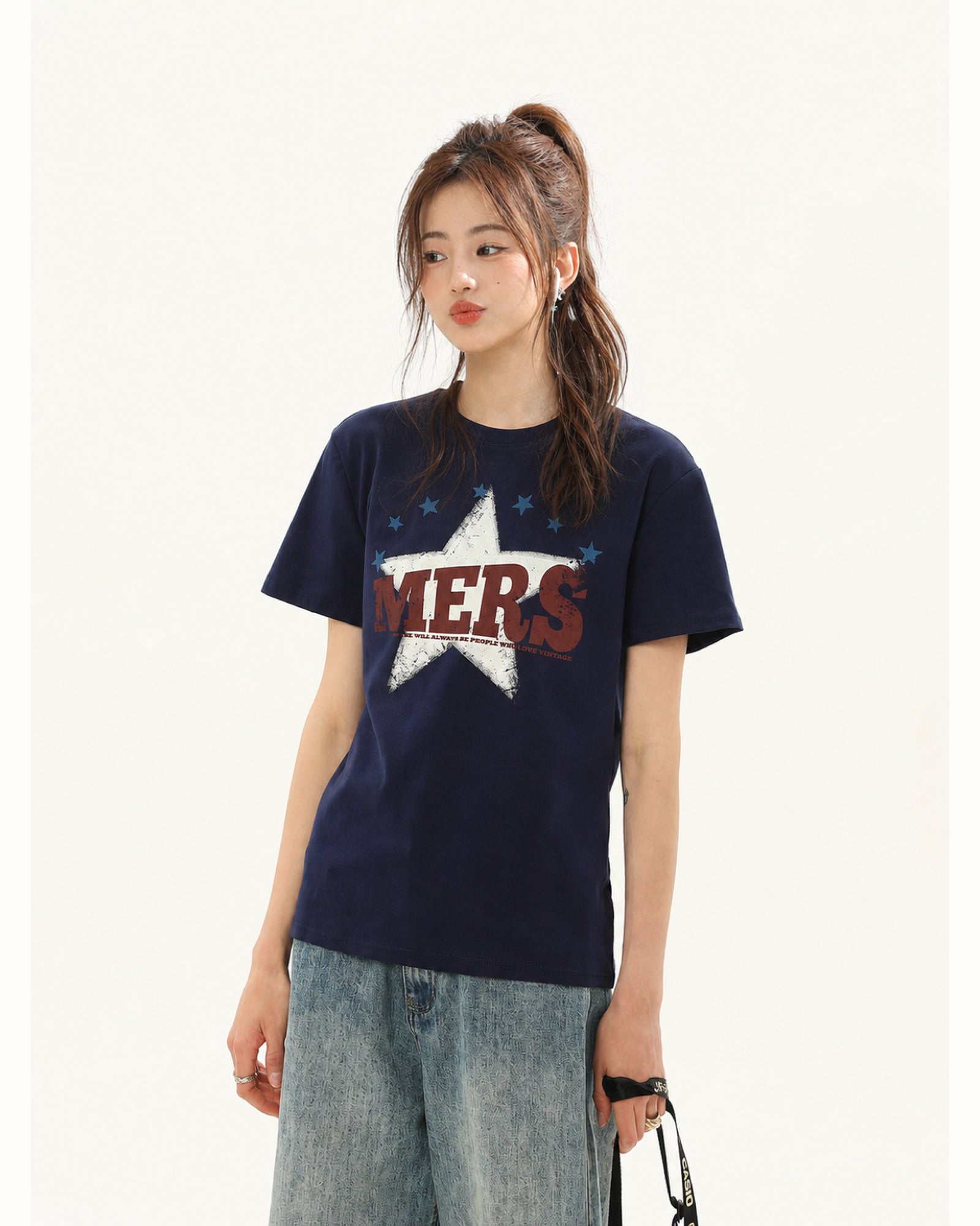ヴィンテージスター グラフィックTシャツ レディース 01