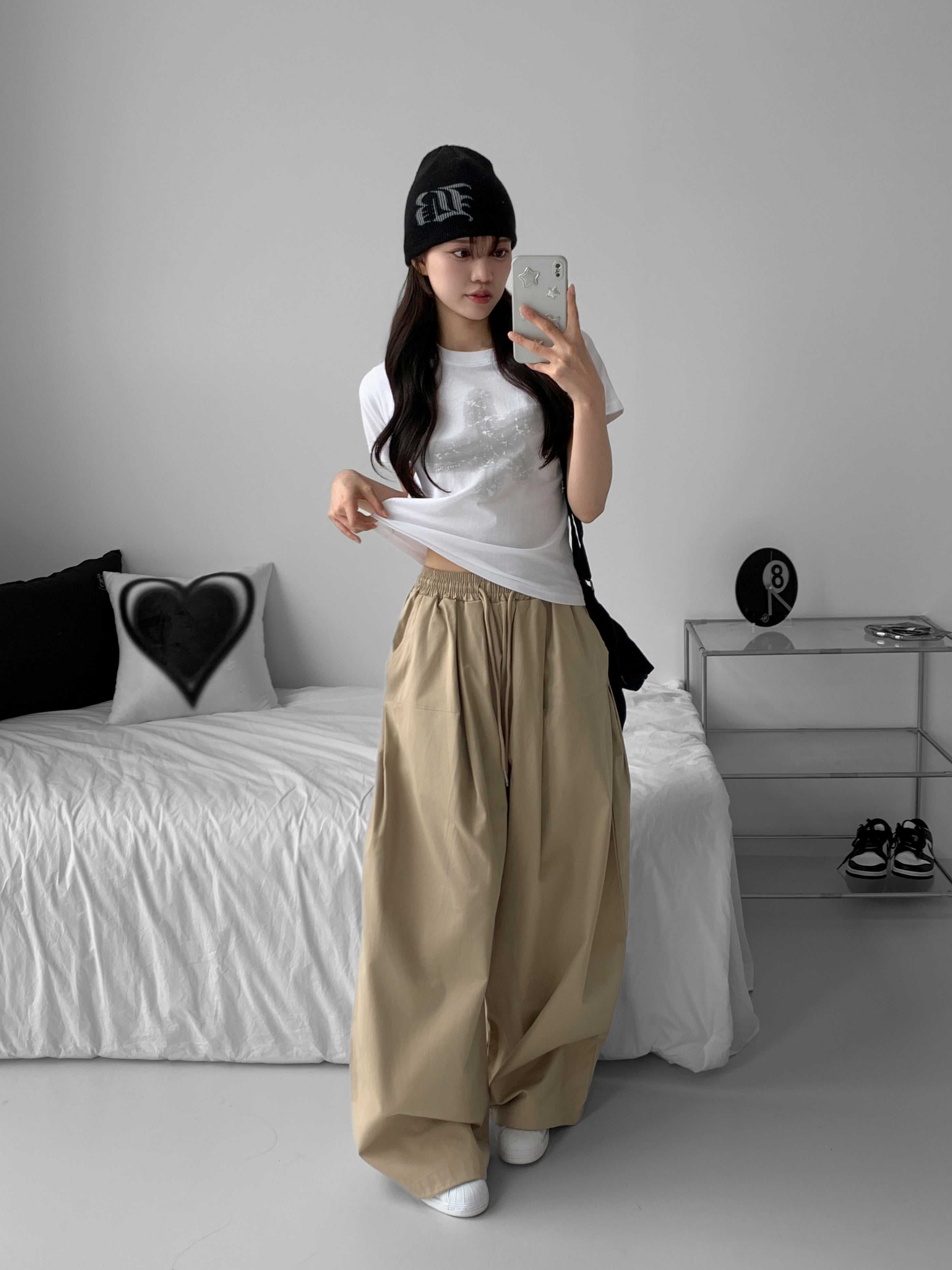 レディース スター クロップTシャツ