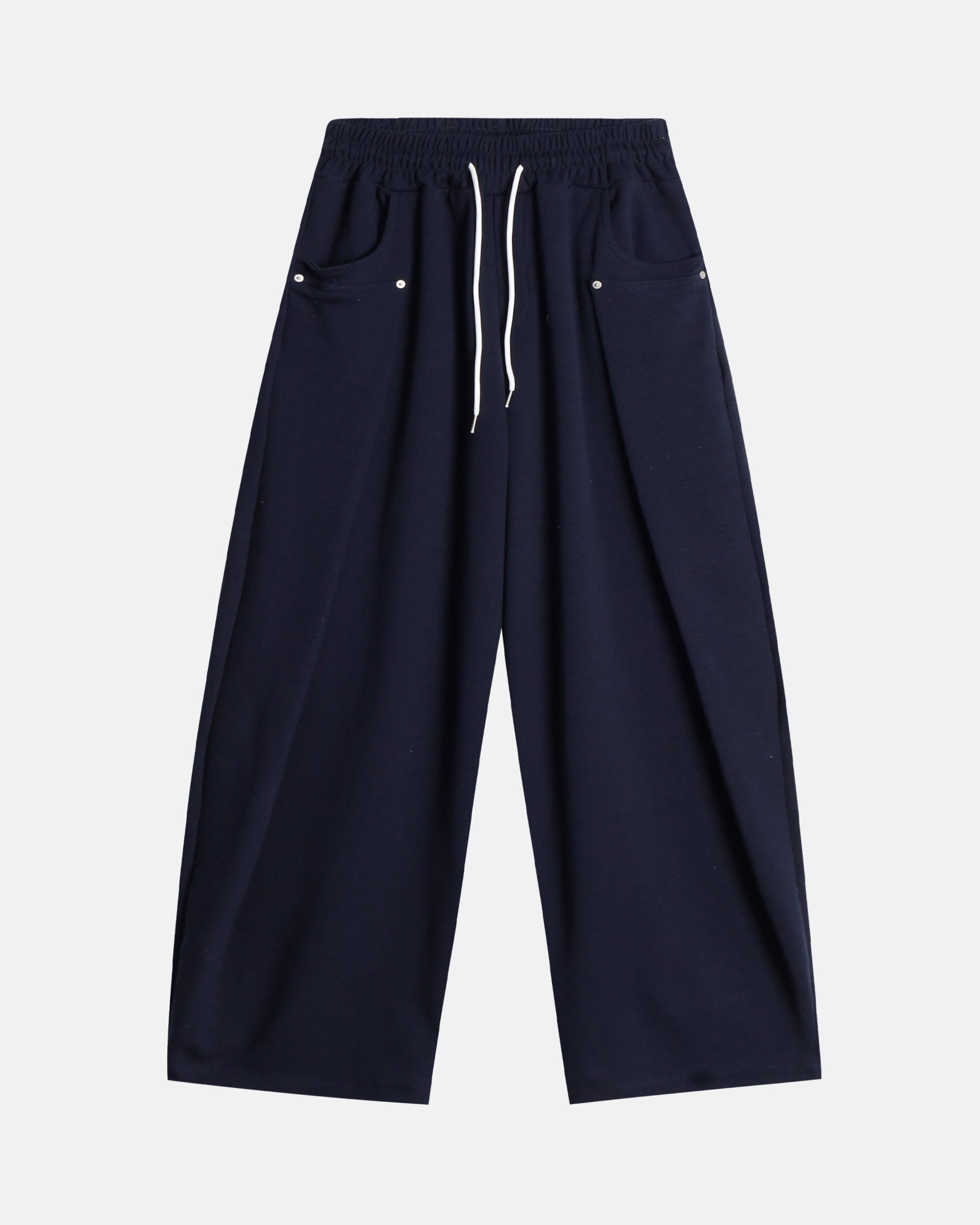 ユニセックス リベットフォールドストリングパンツ