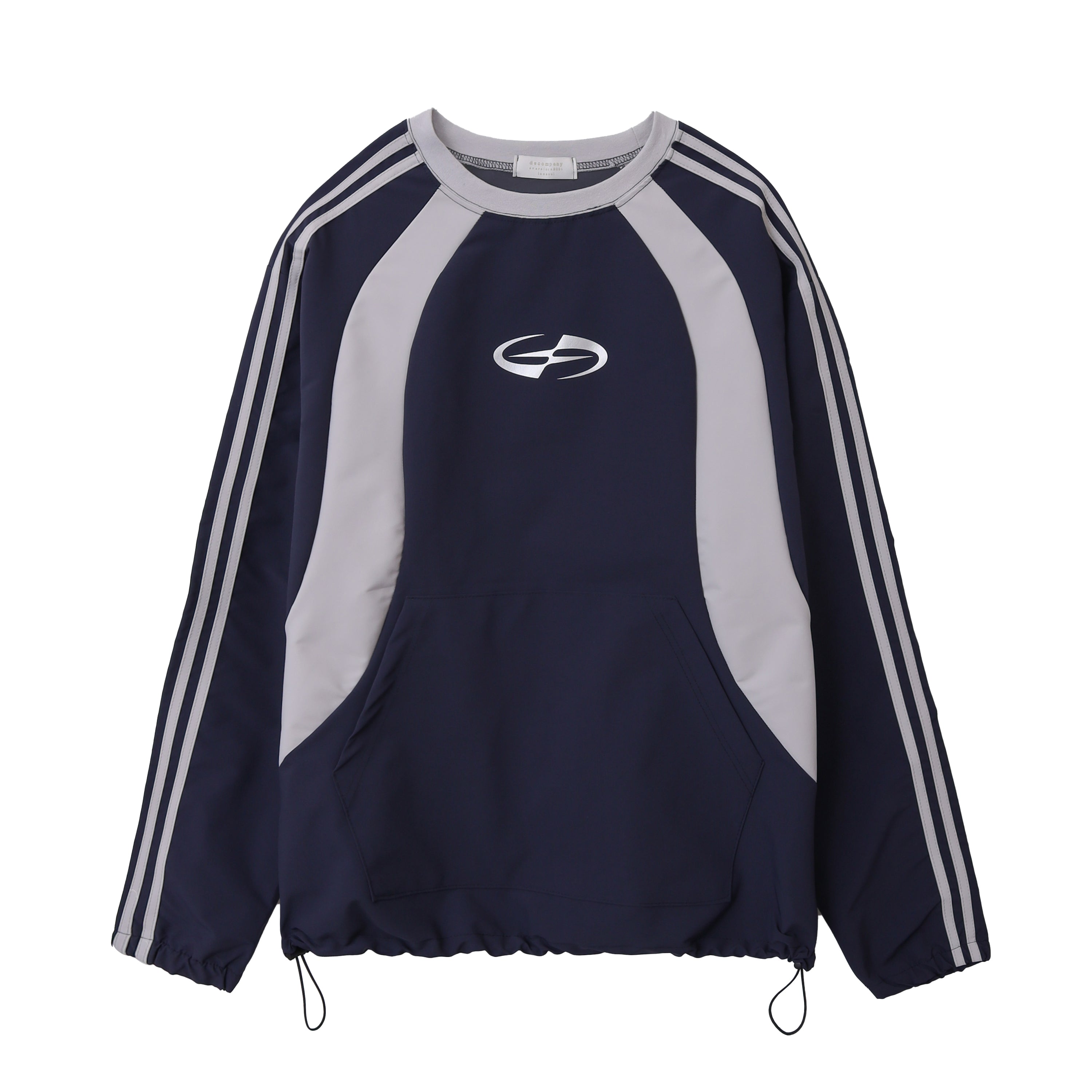 ユニセックス ウェーブナイロン クルーネック スウェット