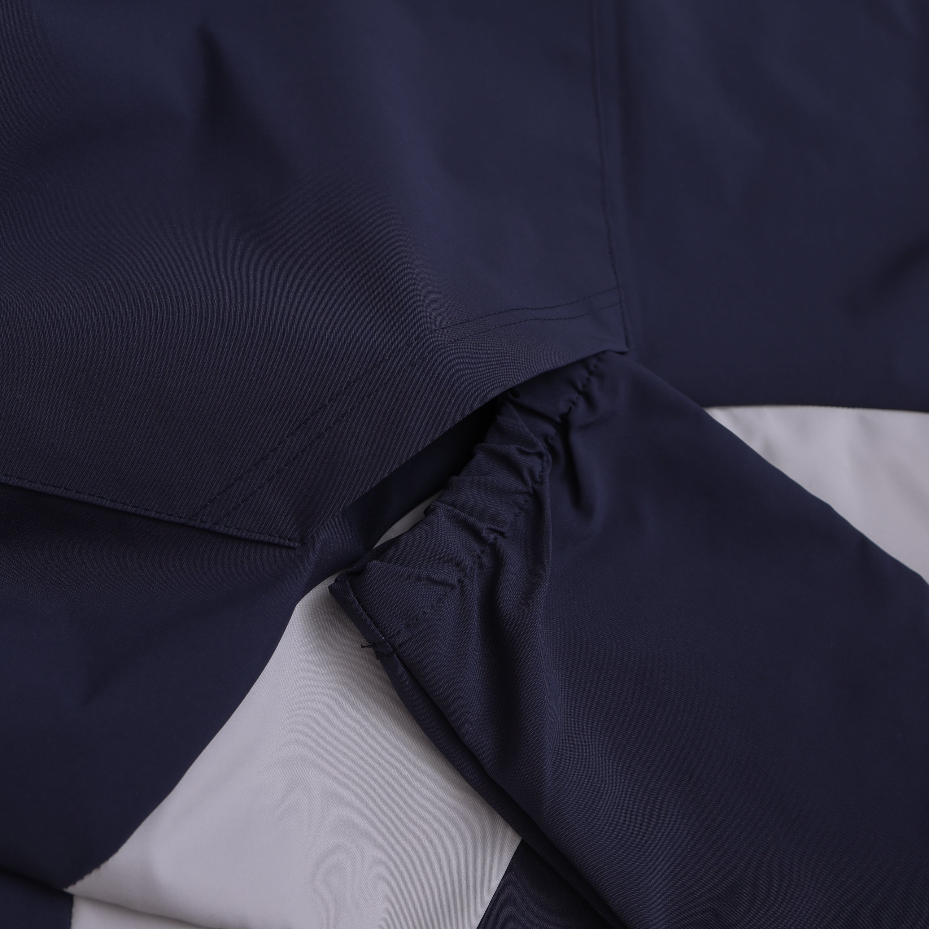 ユニセックス ウェーブナイロン クルーネック スウェット