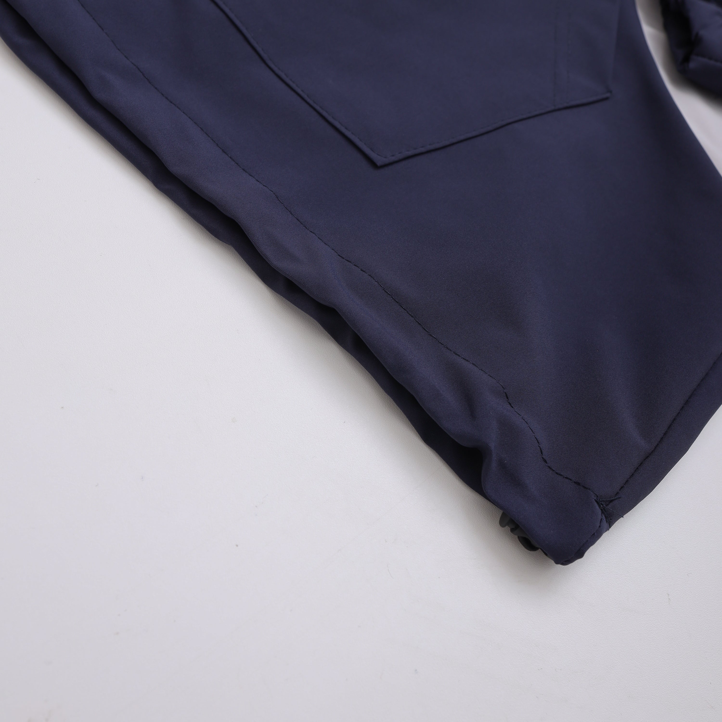 ユニセックス ウェーブナイロン クルーネック スウェット