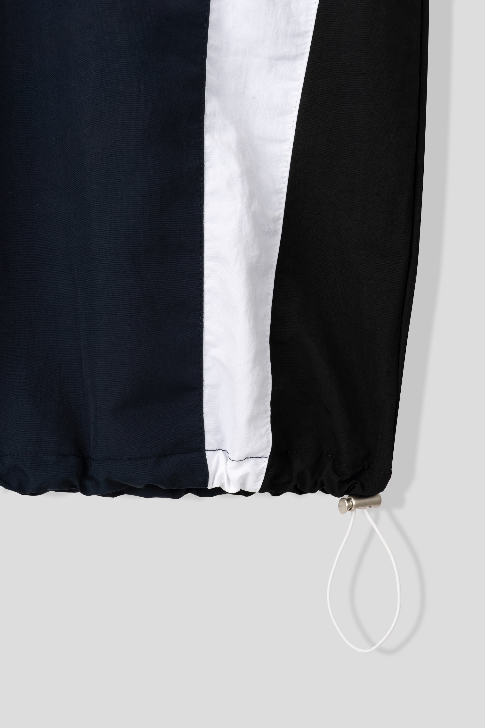 ユニセックス ナイロン スウェットシャツ ストリング Vネック アノラック ウインドブレーカー