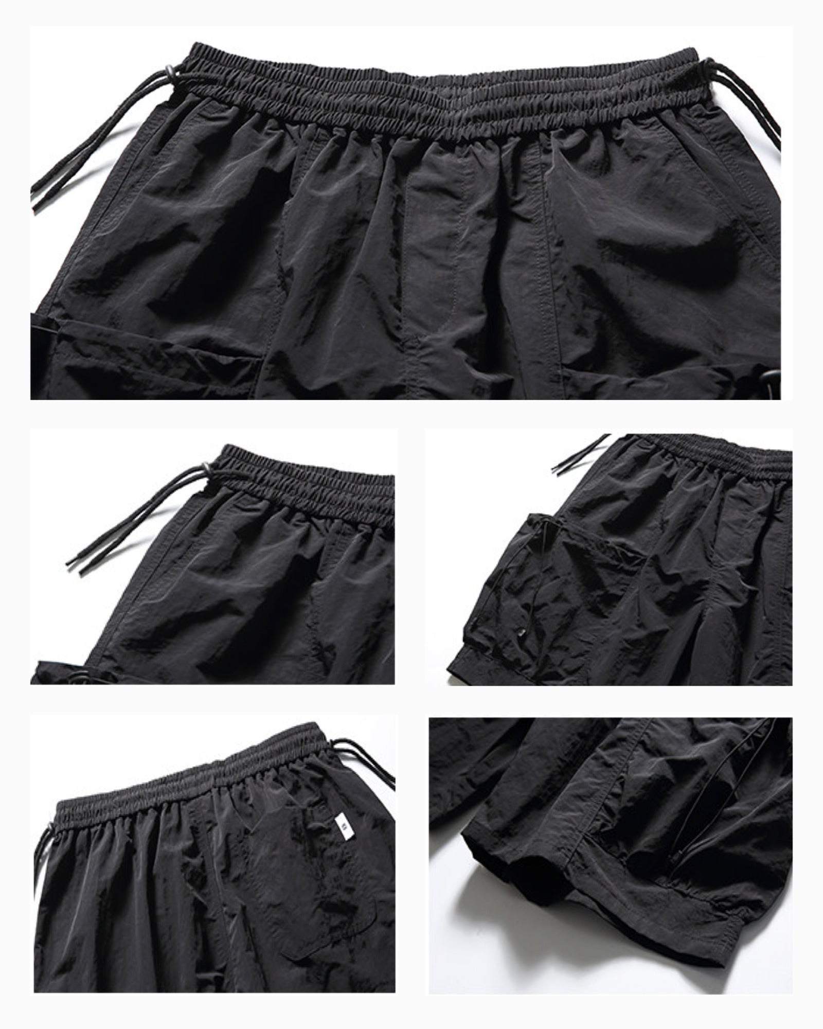 ドローコード ワイドカーゴショートパンツ ユニセックス 09