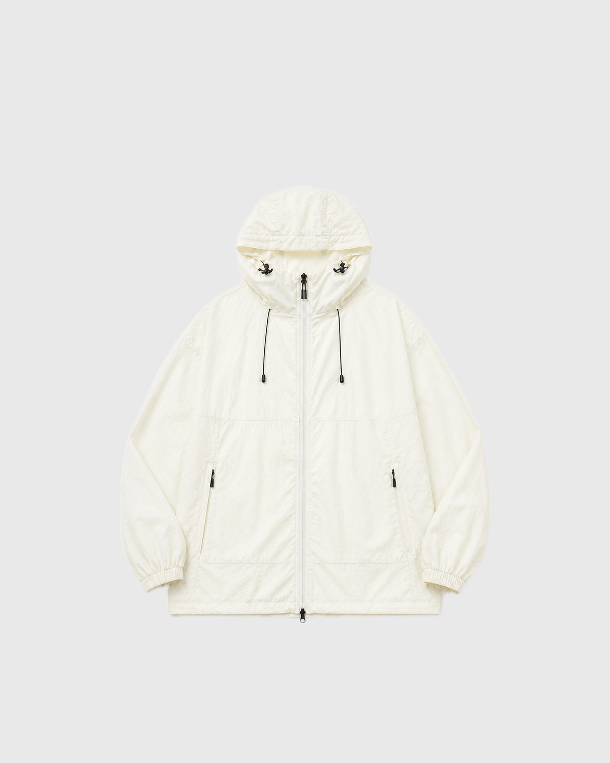 OURES フーデッド UVカット ジャケット ユニセックス オフホワイト 商品単体