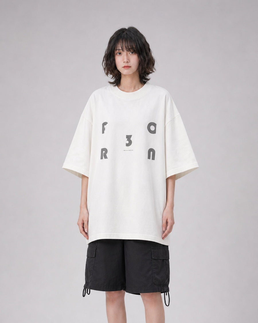 レトログラフィック オーバーサイズTシャツ ユニセックス