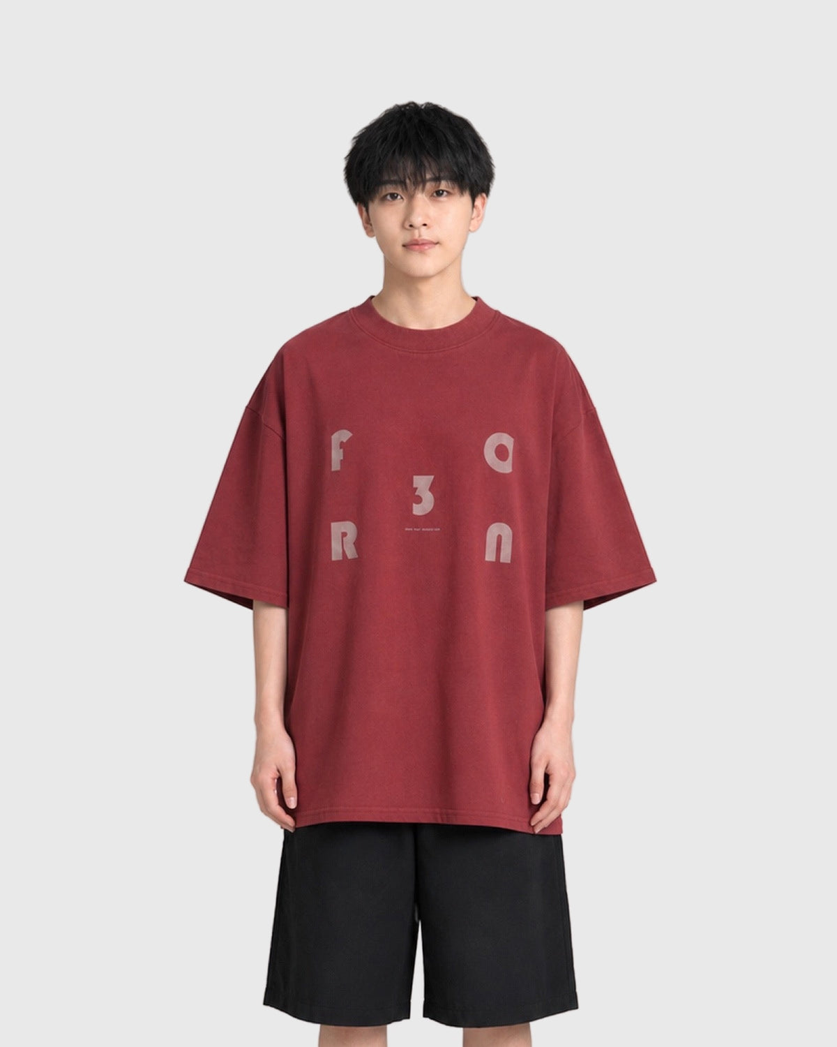 OU-RES モデル着用 | S1024 | ワイン | 正面 | トップ構図