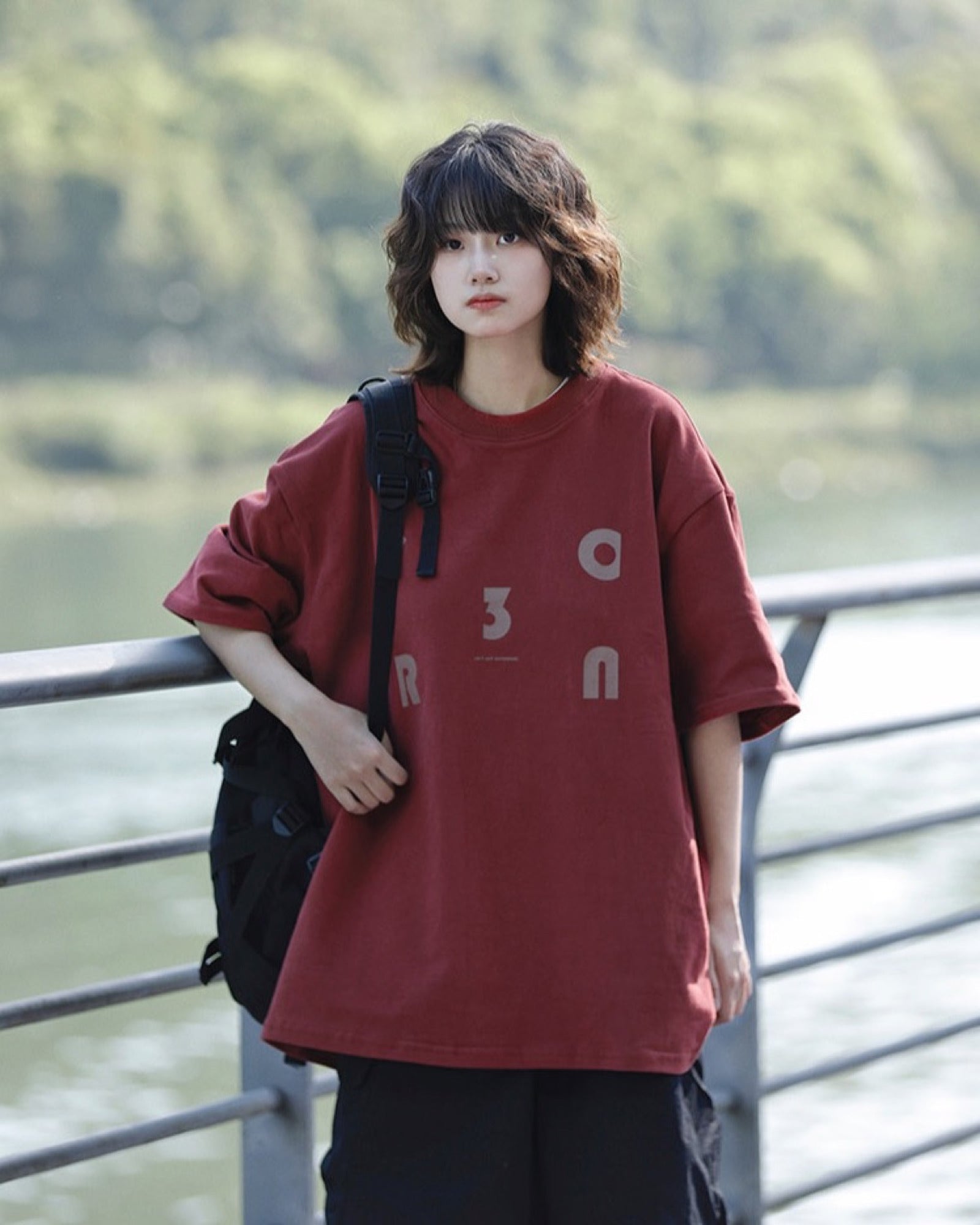 レトログラフィック オーバーサイズTシャツ ユニセックス 01