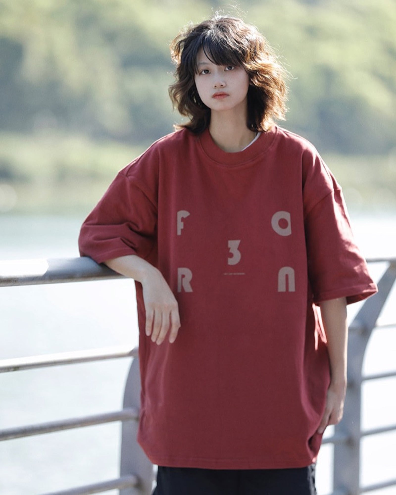レトログラフィック オーバーサイズTシャツ ユニセックス 03