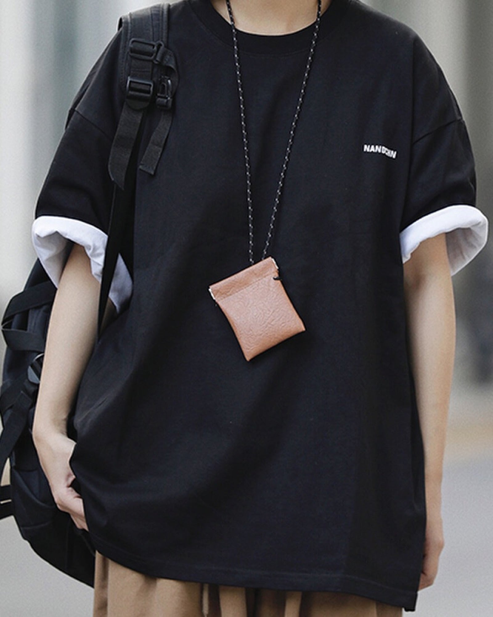 バックレタード オーバーサイズTシャツ ユニセックス 06